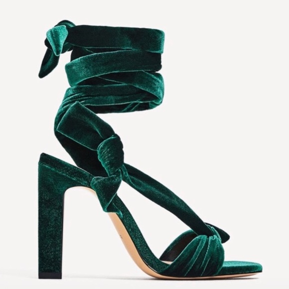 hunter green heels